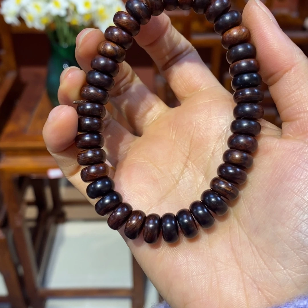 黄花梨/降香黄檀手串/手链渡*老料紫油梨