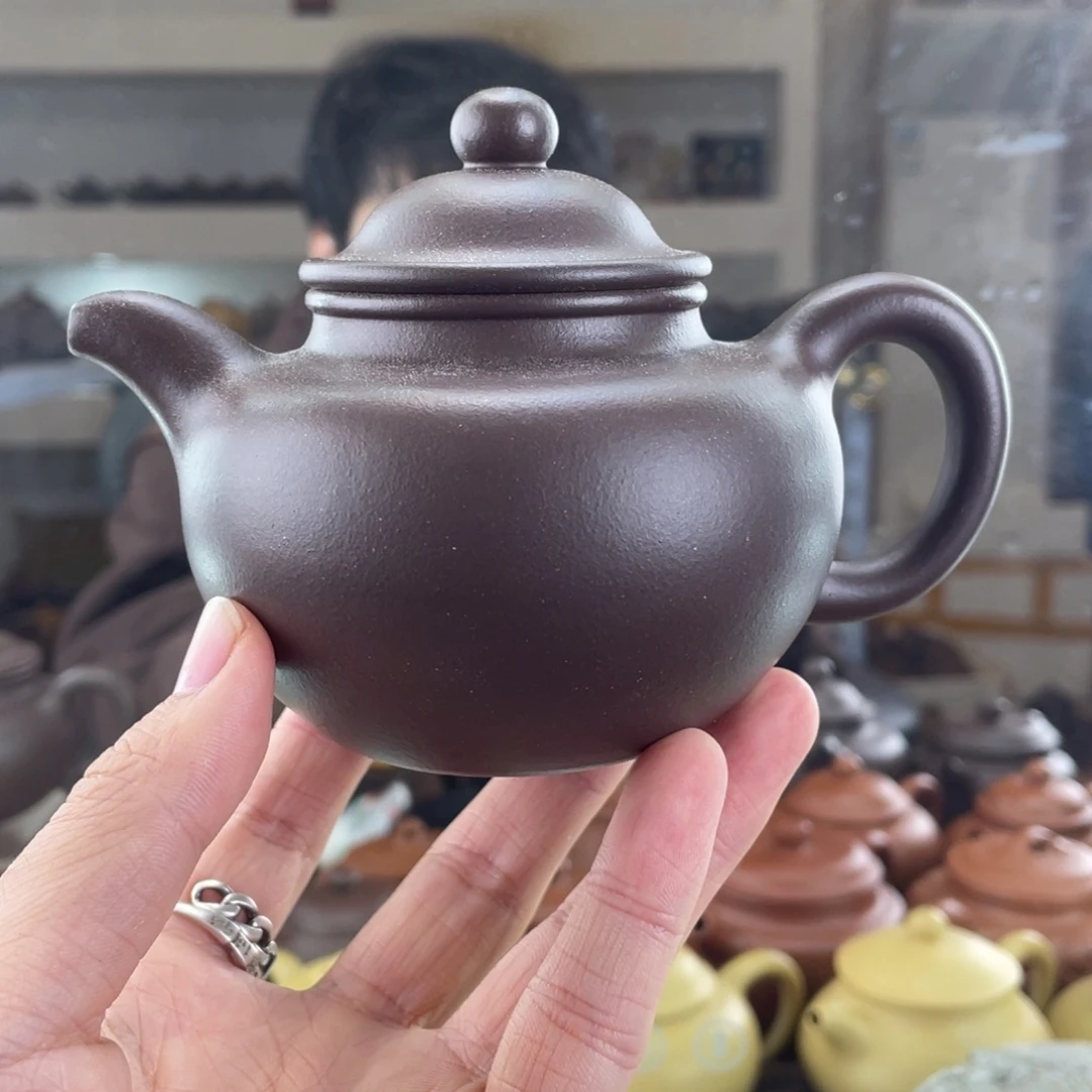 茶壶紫砂260cc大水潭底槽清茶壶