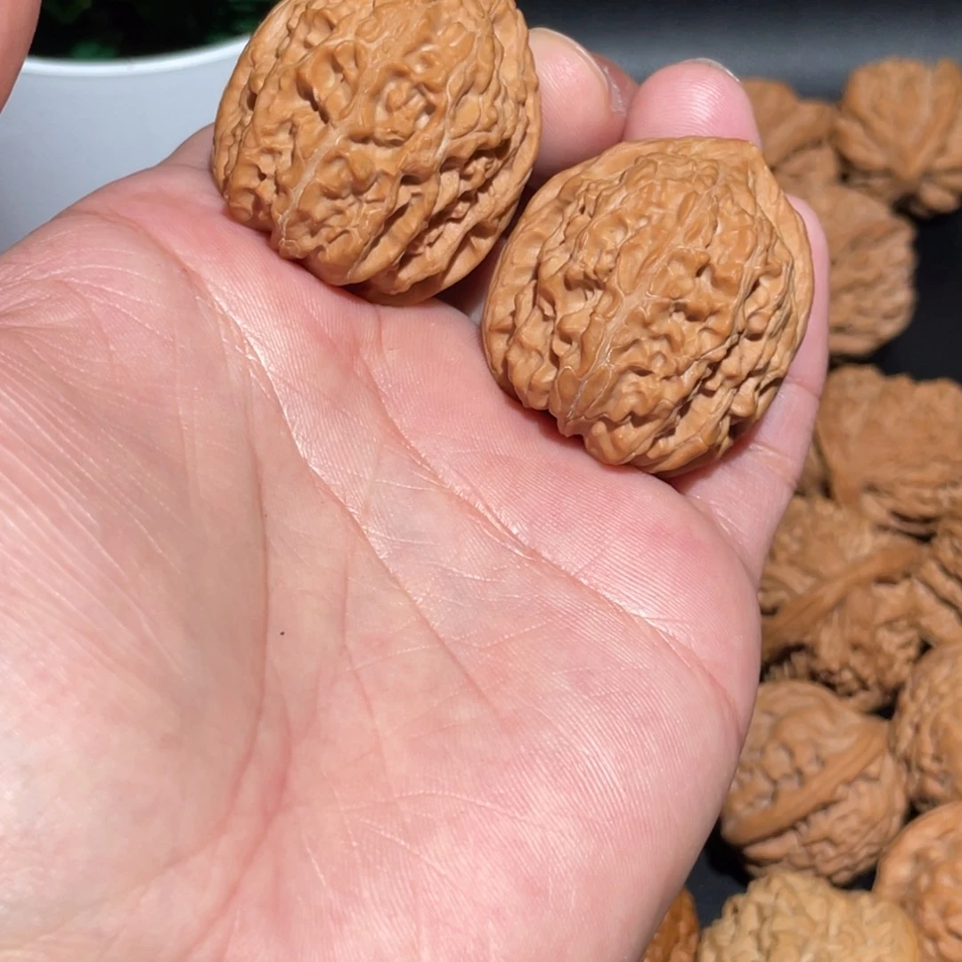 文玩核桃把件核**心34青龙