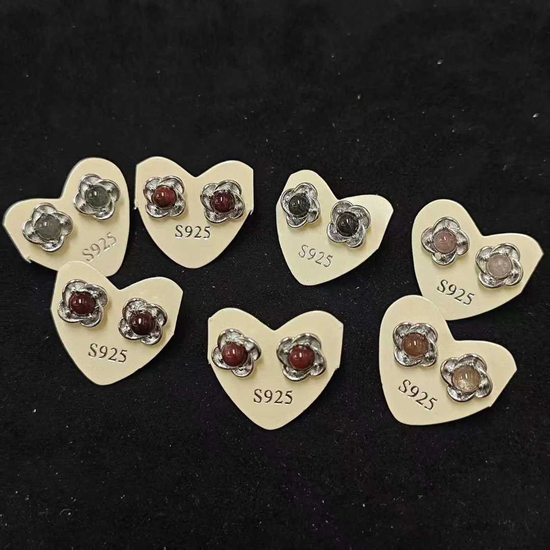 彩发晶耳钉*（多样性发一件）