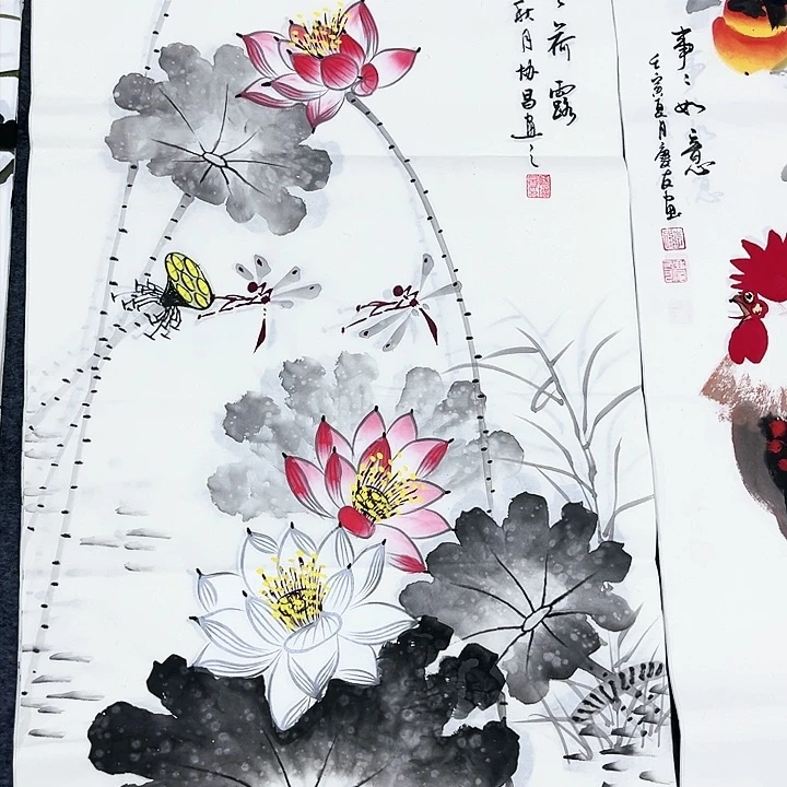 客厅年画花鸟装饰画