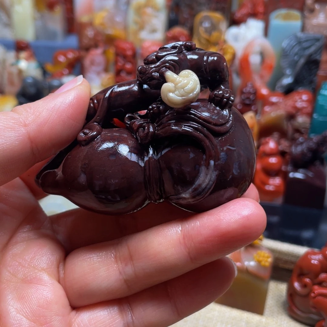 寿山石印石精美寿山