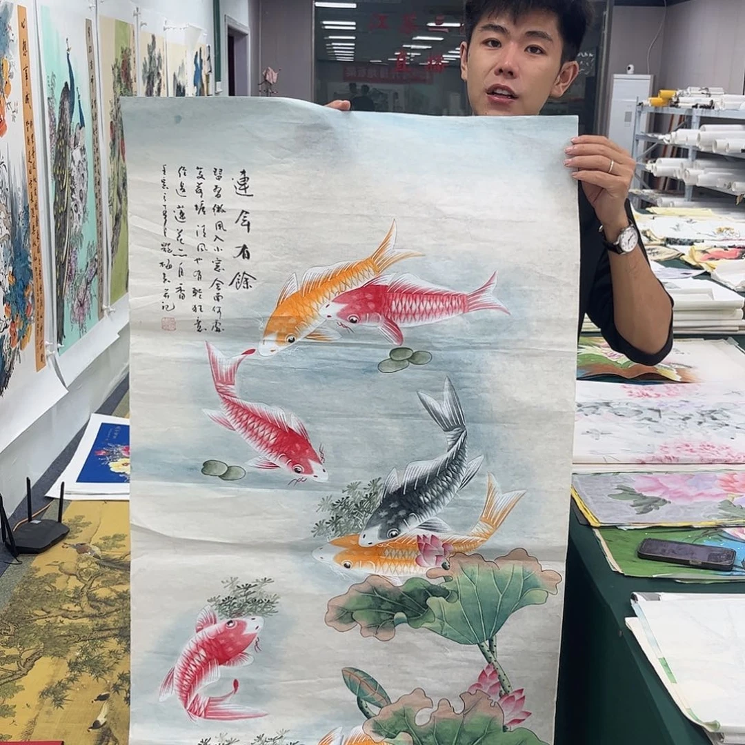 国画宣纸国画纯手绘作品