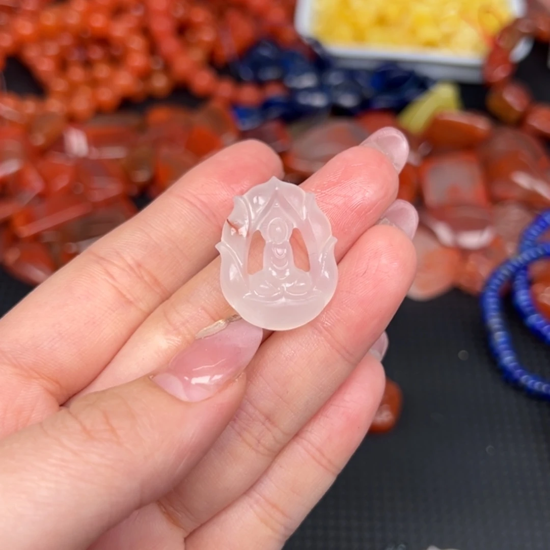 南红玛瑙未镶嵌吊坠(不含链)