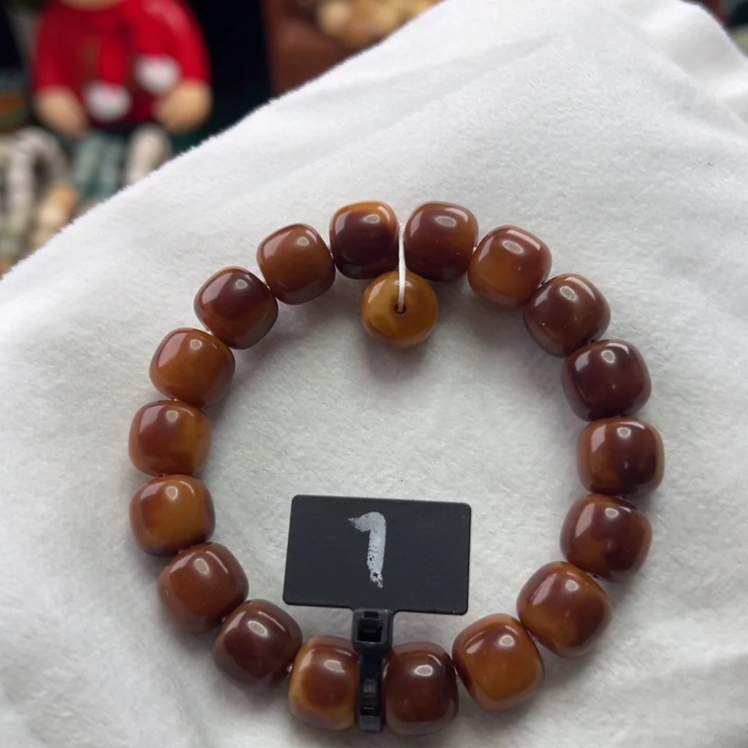 菩提根/象牙果手串卡12桶珠虎皮全品7