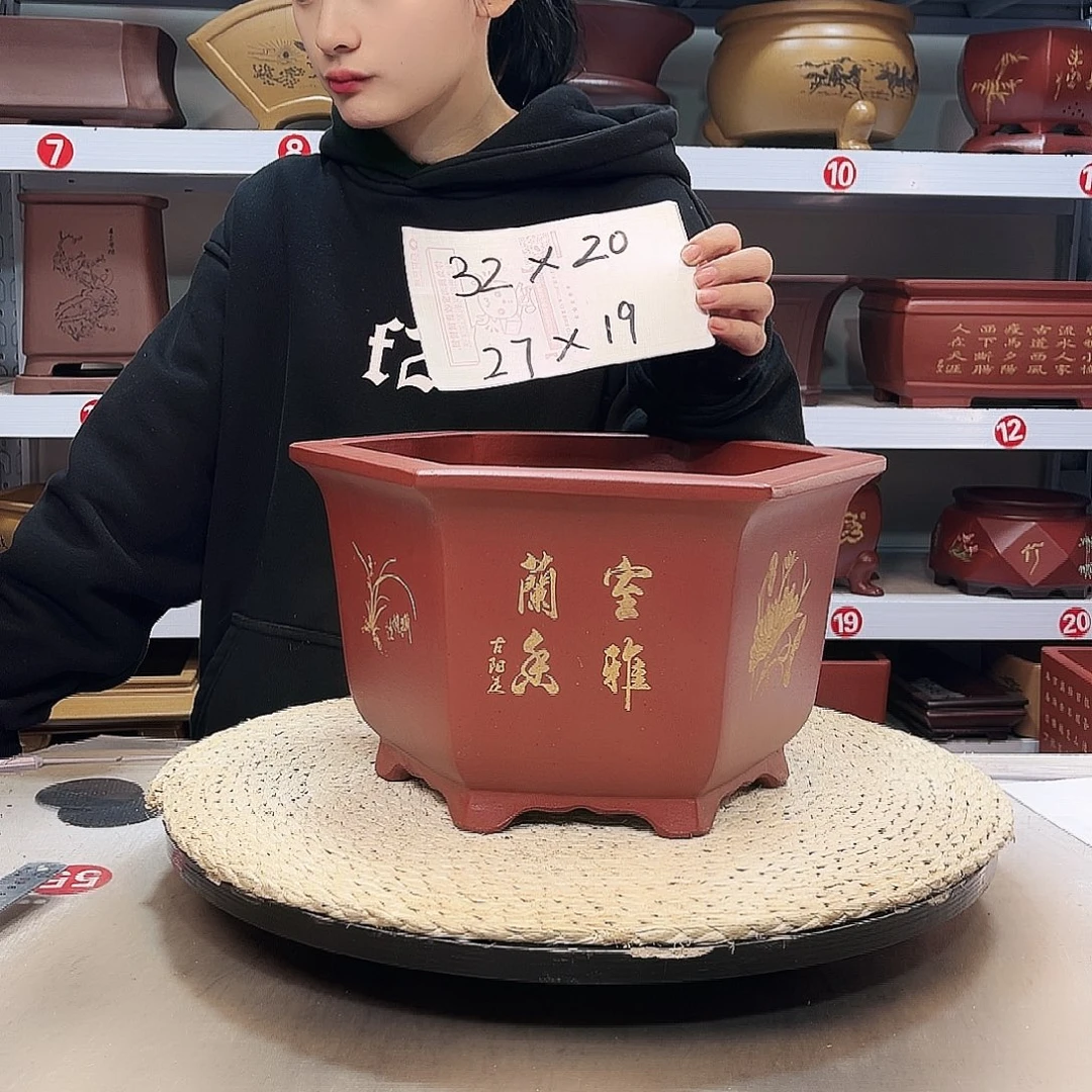 花盆紫砂紫砂花盆