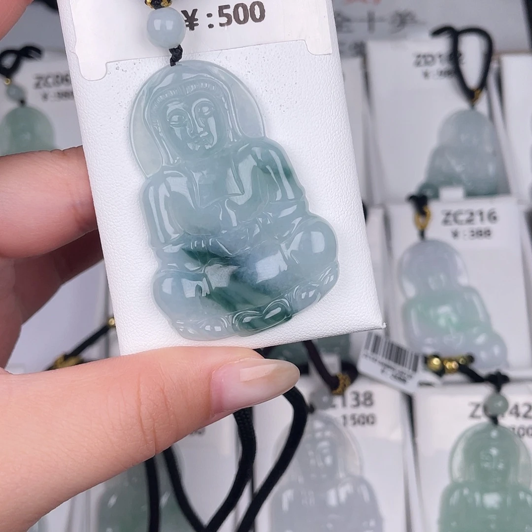 翡翠未镶嵌颈饰zc050