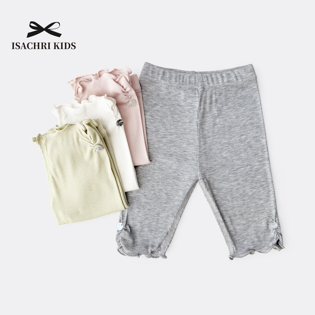 晶晶家【现发】闪光打底裤女童夏季打底裤薄款外穿打底裤宝宝 IS637