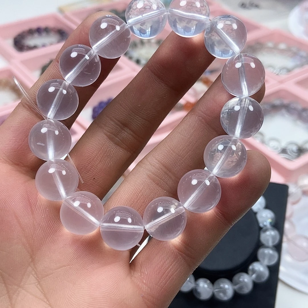 水晶手链未镶嵌?****屎默认微瑕