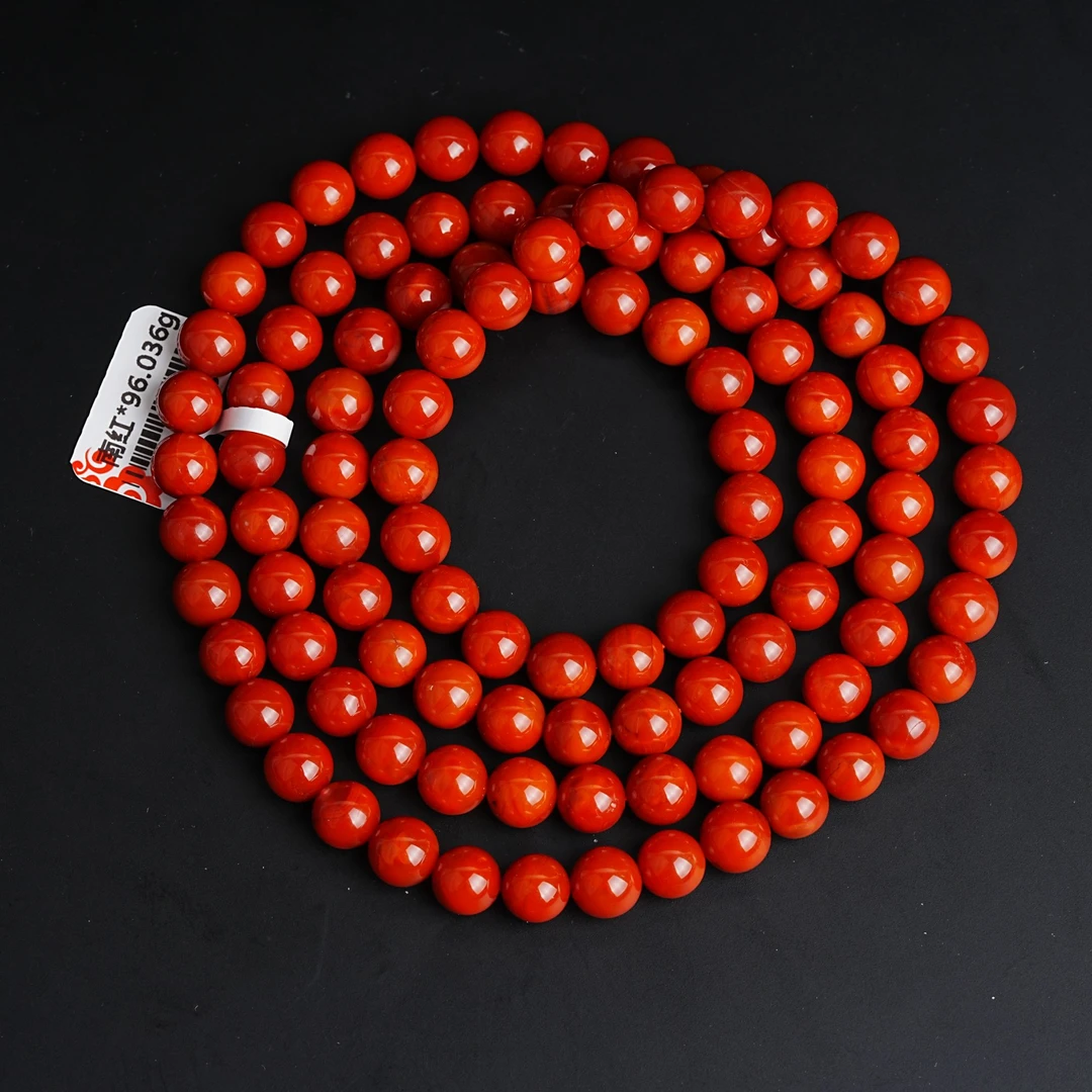 自己回自己！八年老库存川料原矿南红108原色五折乱出北大鉴定证书