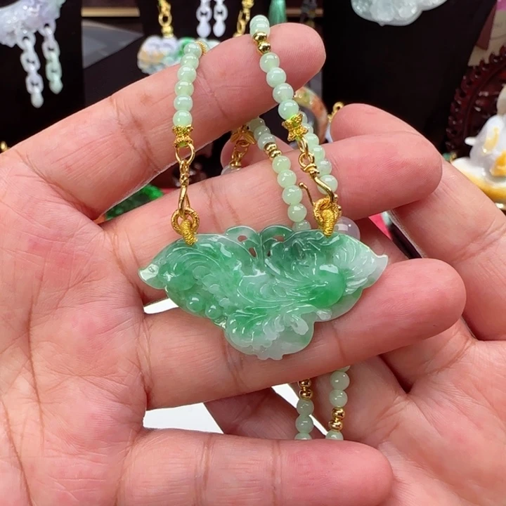 颈饰未镶嵌翡翠复古