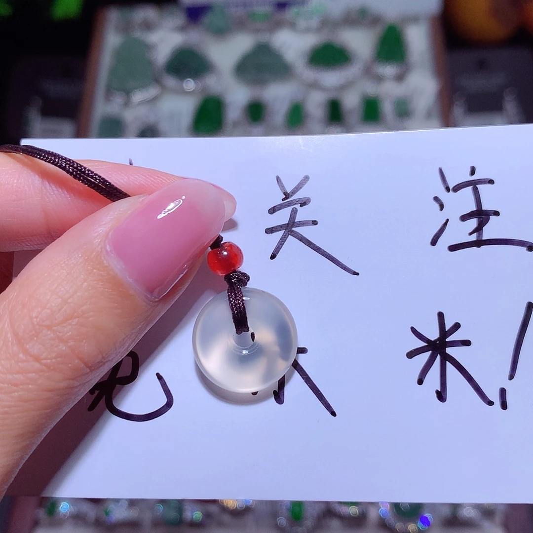 翡翠未镶嵌颈饰天然