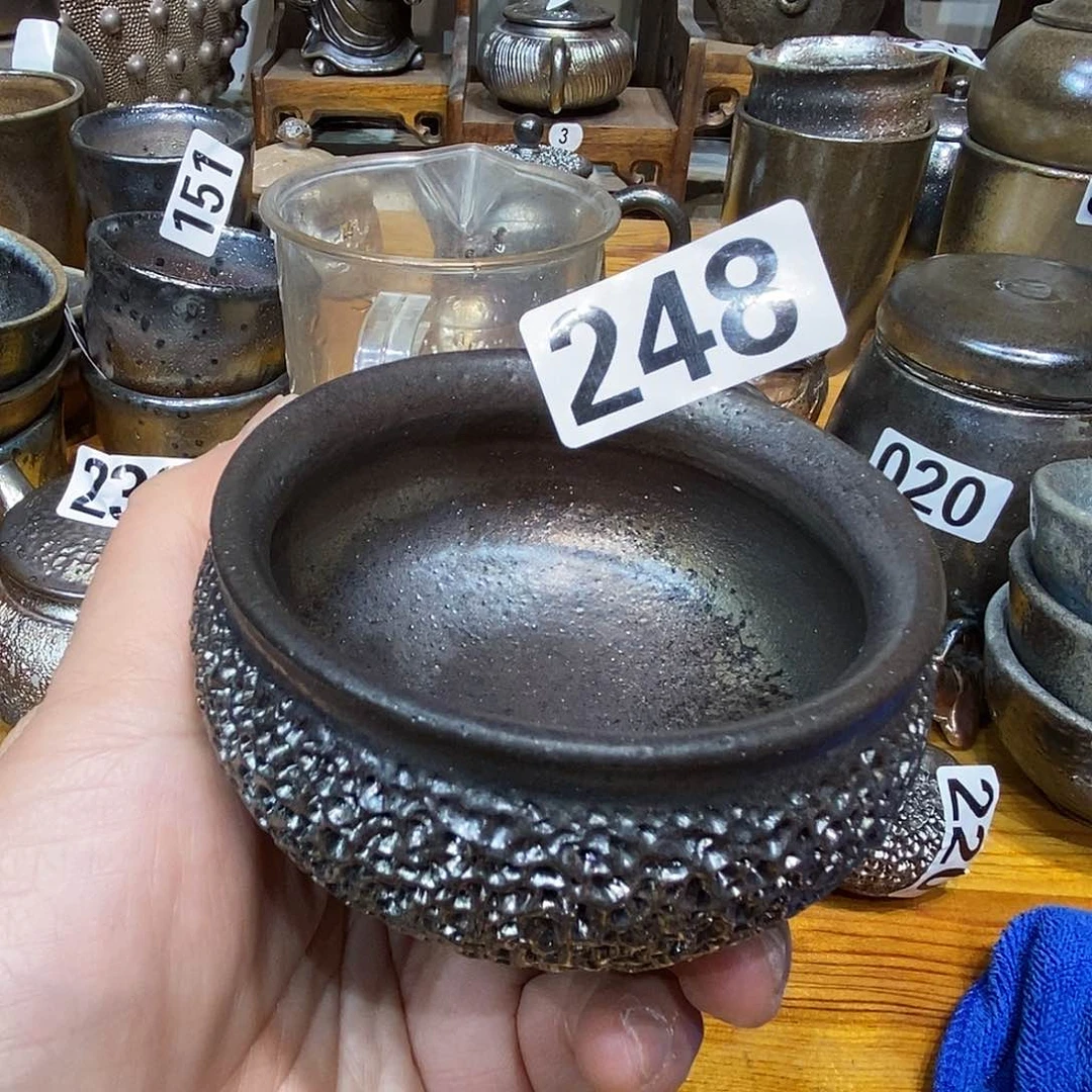 高温柴烧陶泥主人杯