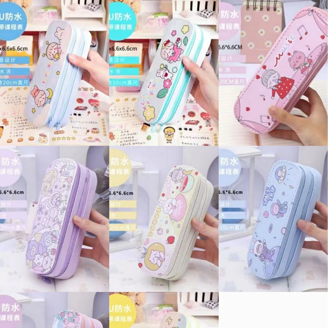 【编号链接】福利单层双层三层笔盒笔袋直拍