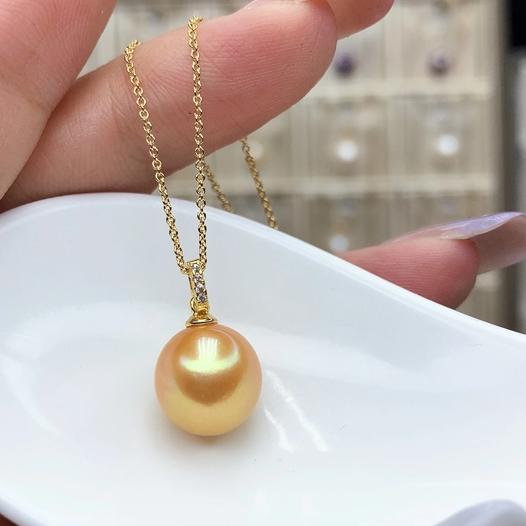 颈饰合金淡水珍珠
