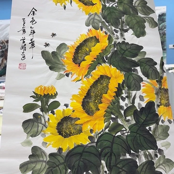 国画手绘国画作品