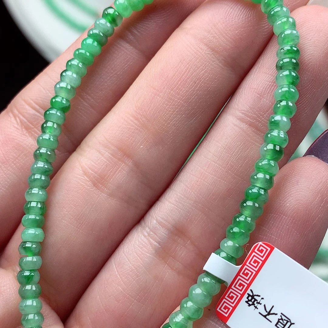 翡翠未镶嵌项链翡翠