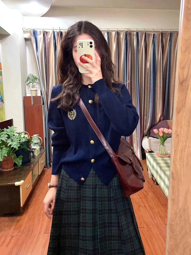 秋季女装韩剧女主小香学院风穿搭两件套装连衣裙子秋装搭配一整套