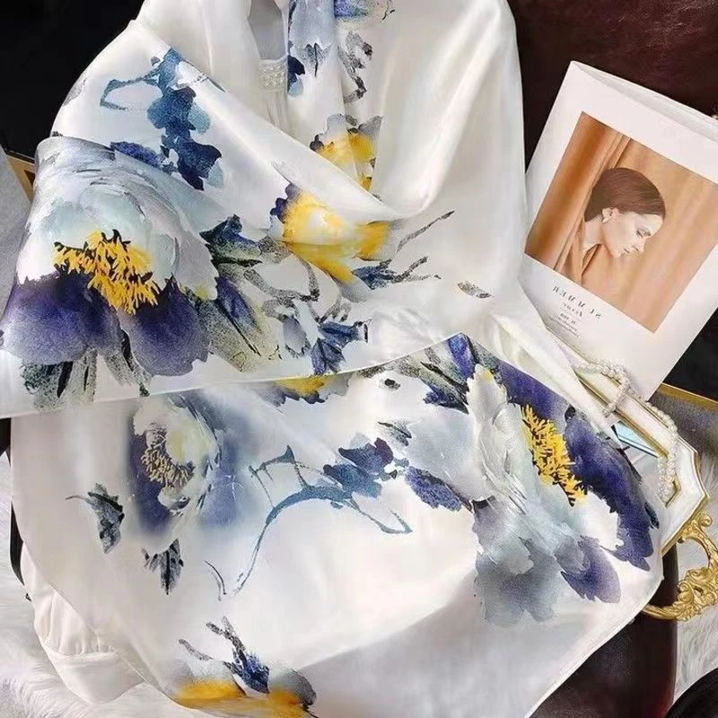 【梦幻雪莲】A28丝巾