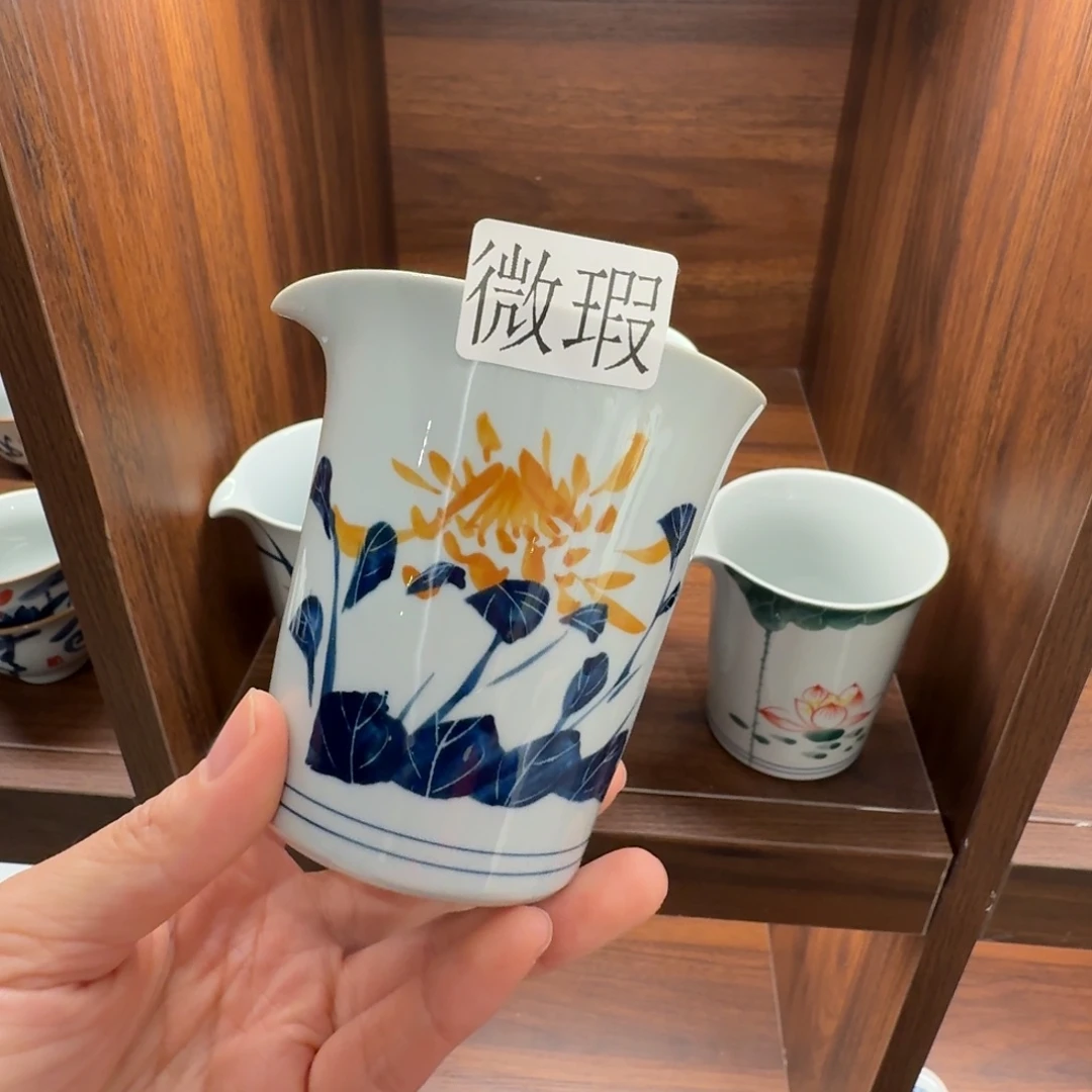 釉下彩纯手绘微瑕