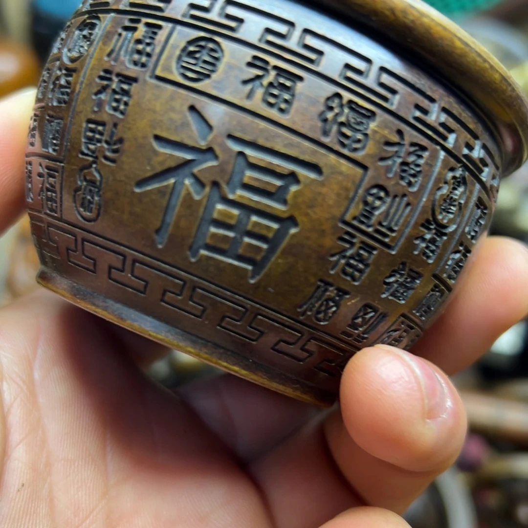 铜摆件欢迎欢迎你