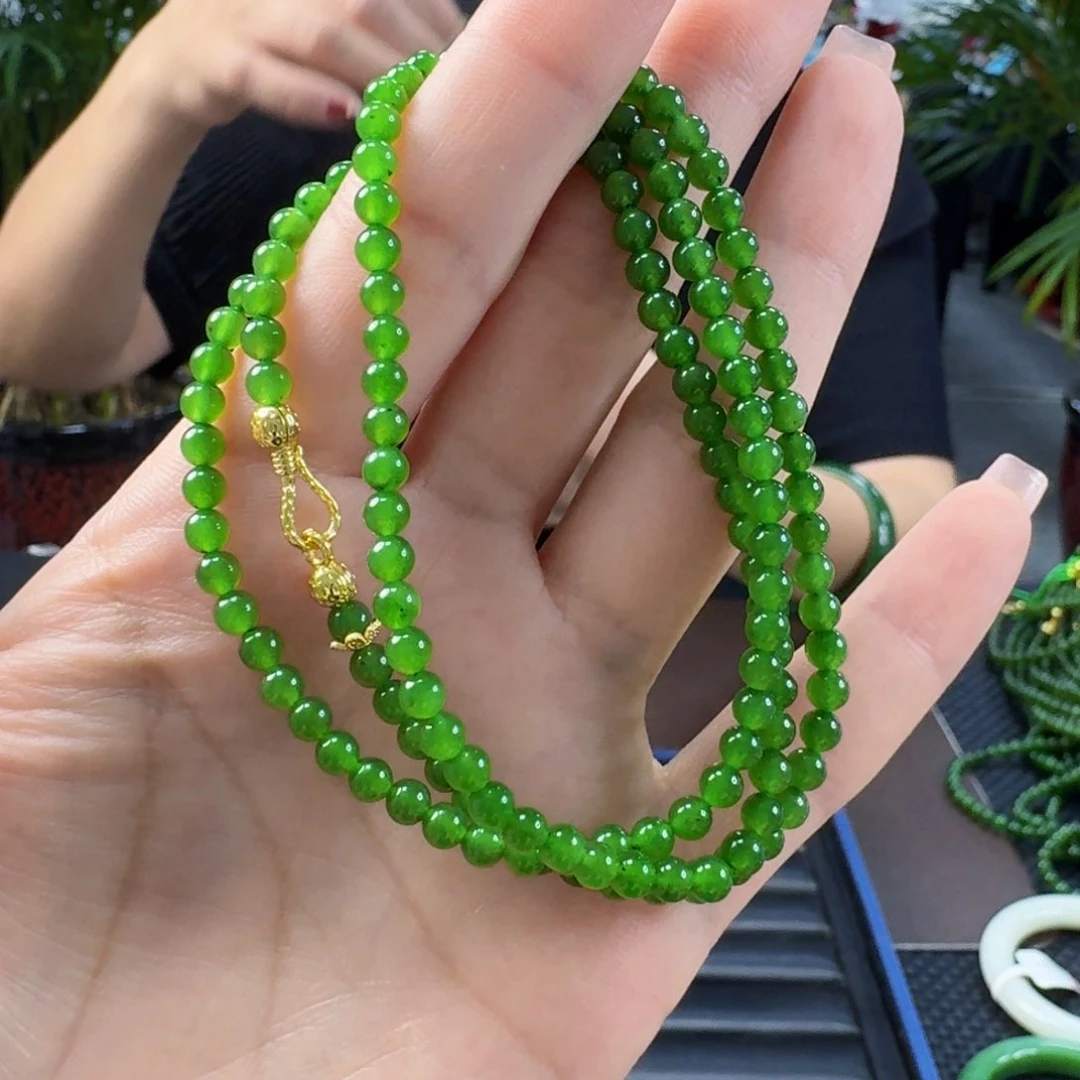 和田玉（碧玉）未镶嵌颈饰卡4