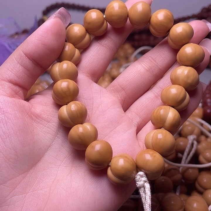 猴头核桃手串15尺寸镜面柯基屁桃手持全品无暇