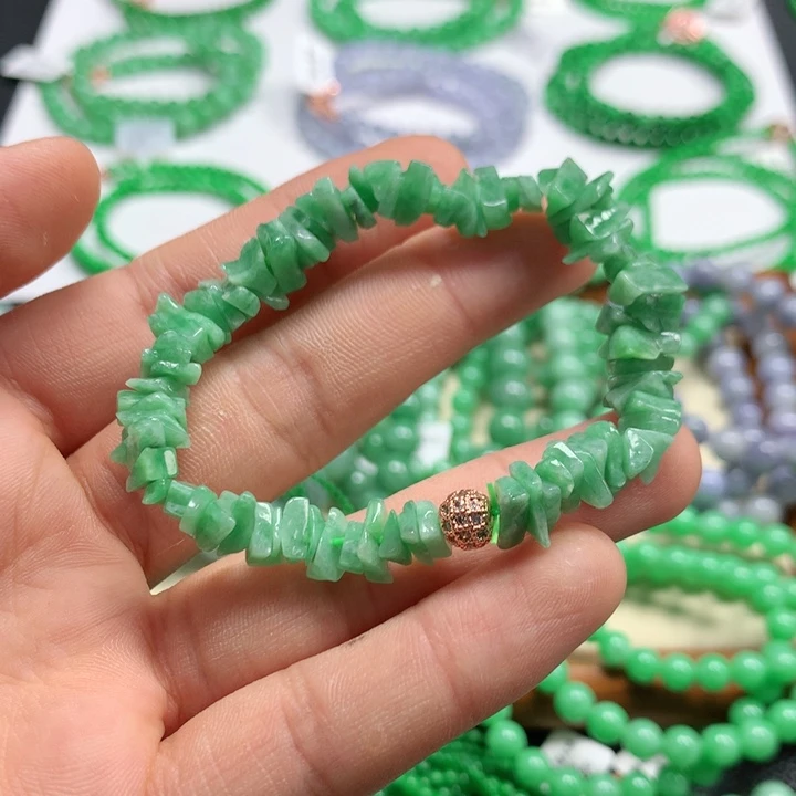 翡翠未镶嵌手链翡翠