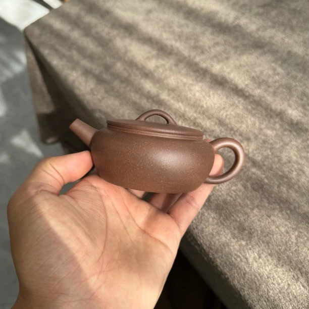 无添加 千禧紫泥 大彬诗意 半手工 紫砂壶 130cc