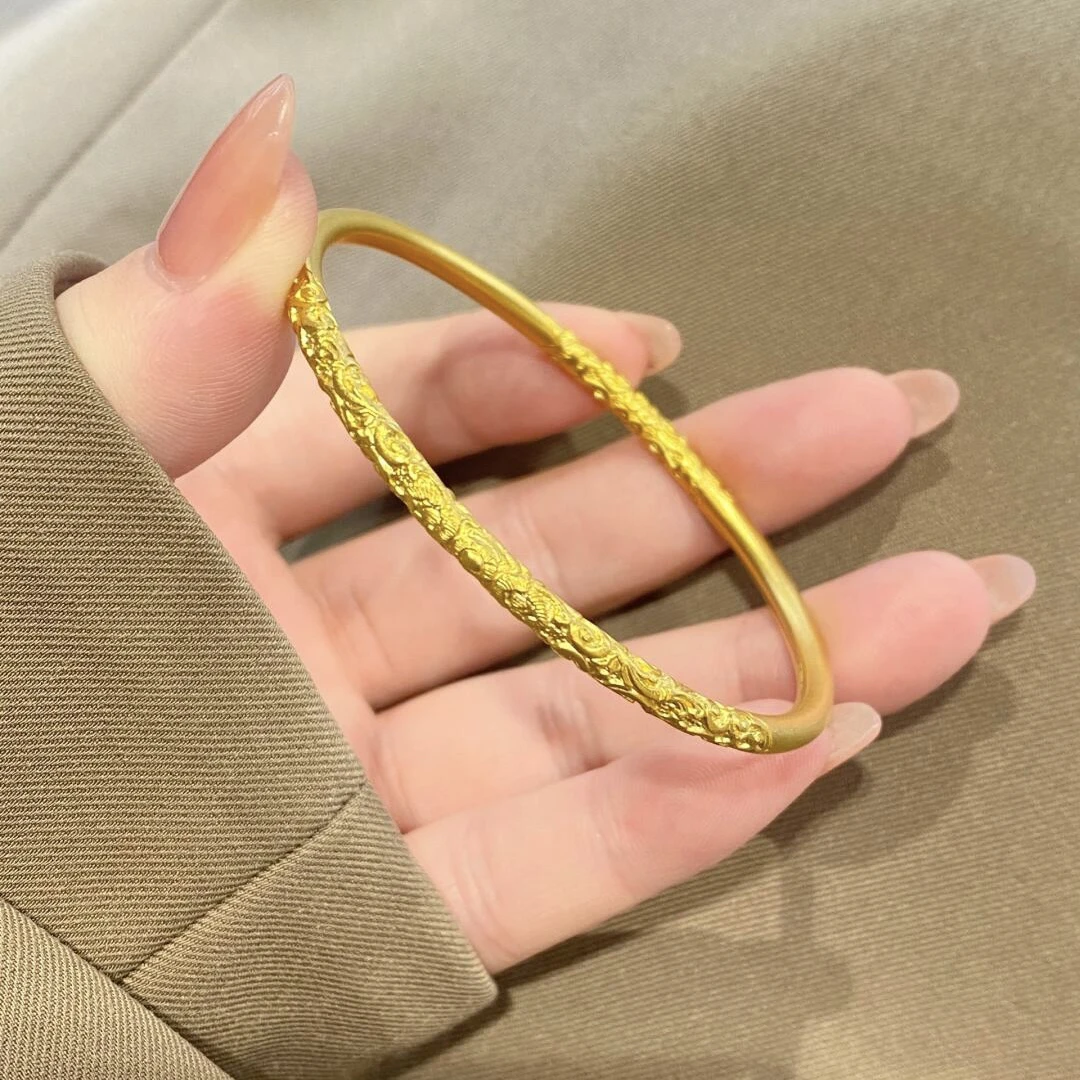 黄生珠宝【卷草纹】足金999投资金攒黄金 水贝黄金