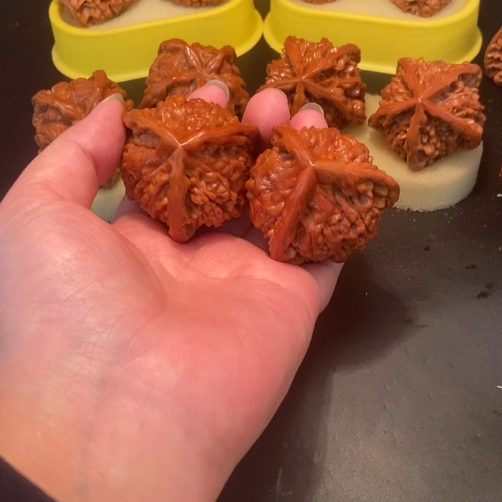 吊坠文玩核桃对*工艺三棱
