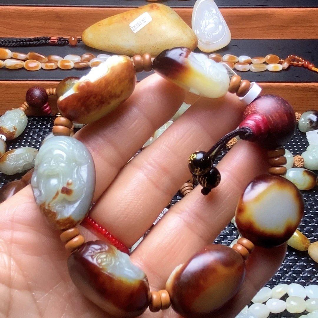 和田玉手链未镶嵌五*