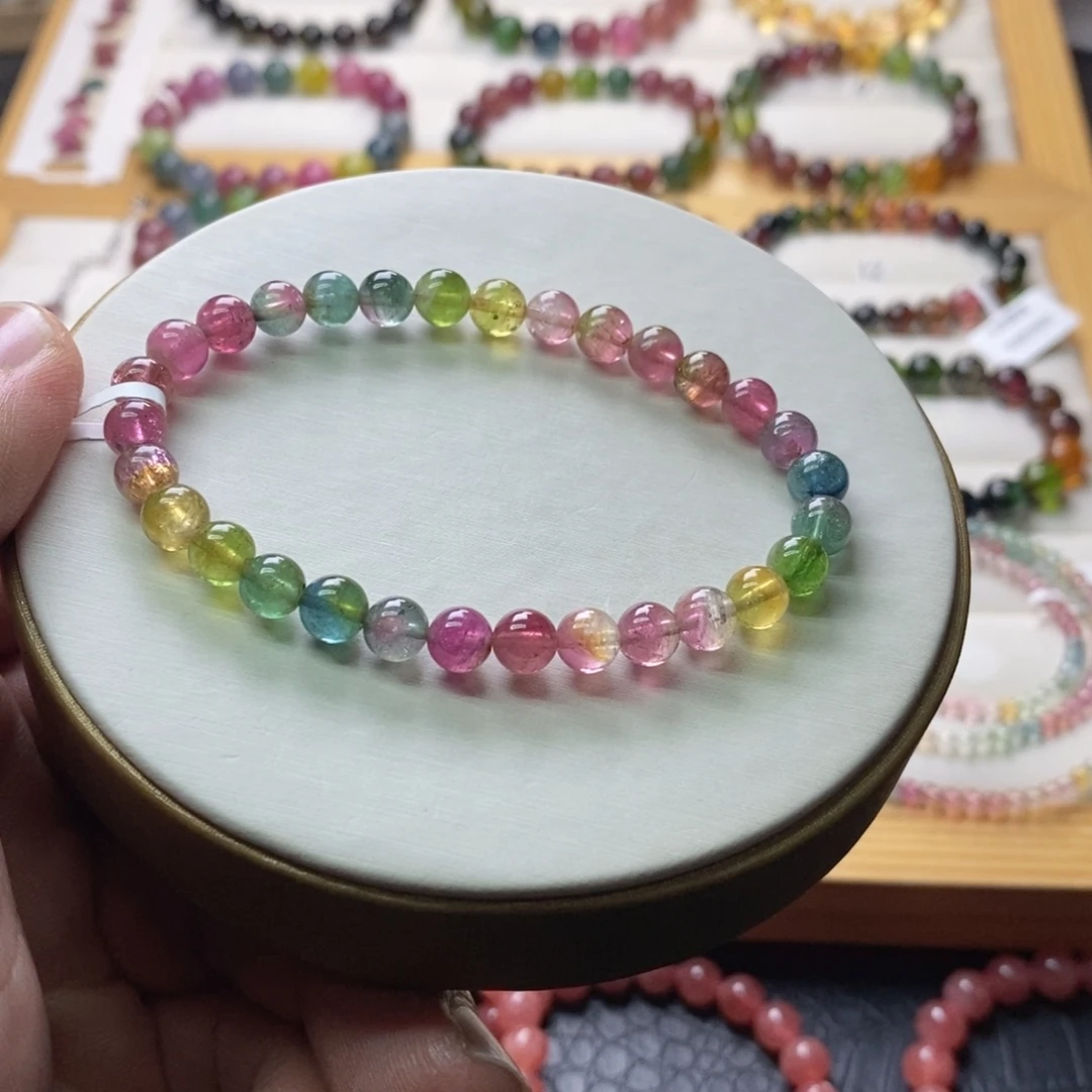 碧玺碧玺手链未镶嵌