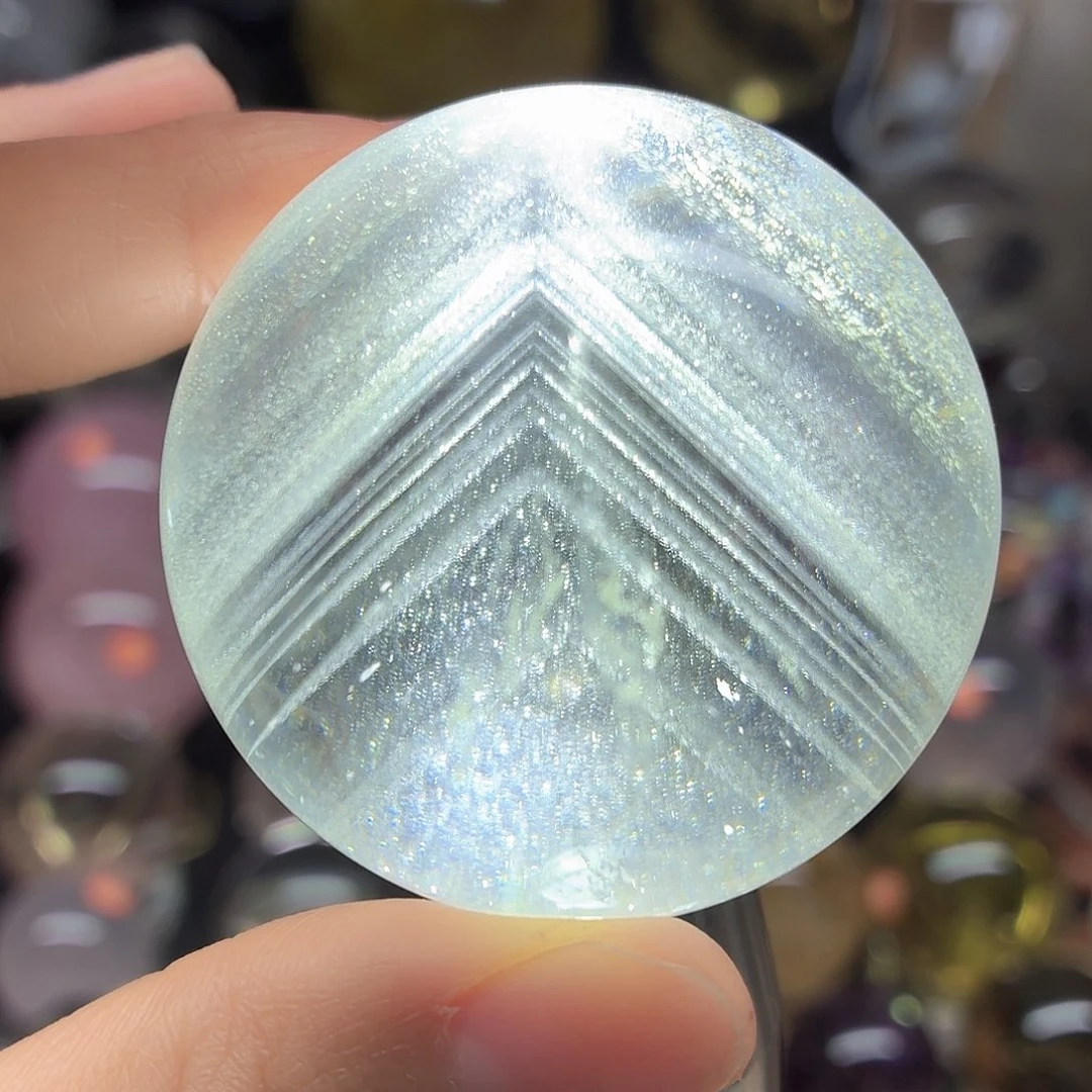 未镶嵌珠宝半成品水晶幽灵千层478