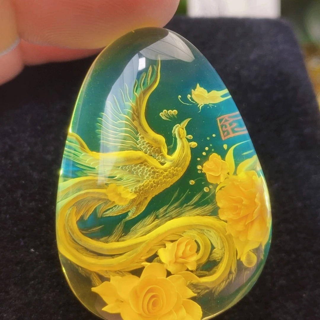 【闪购商品】金珀吊坠(不含链)未镶嵌