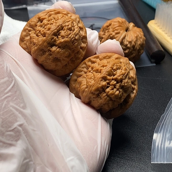 H****文玩核桃把件蚂蚁沟39