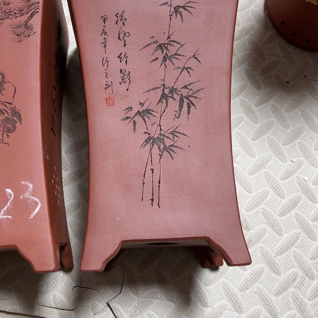 【闪购商品】紫砂花盆高****机周之夏精品紫砂花盆