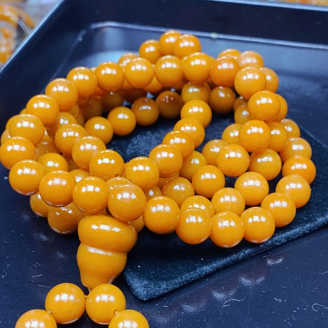 未镶嵌石英质玉（黄龙玉）吊坠(不含链)