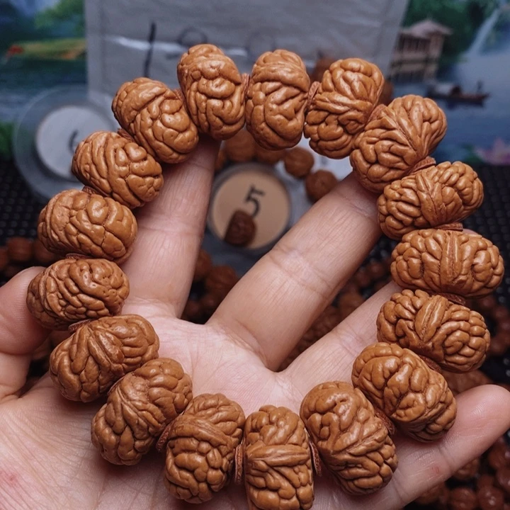 桃核手串幸**人龙纹桃核手串