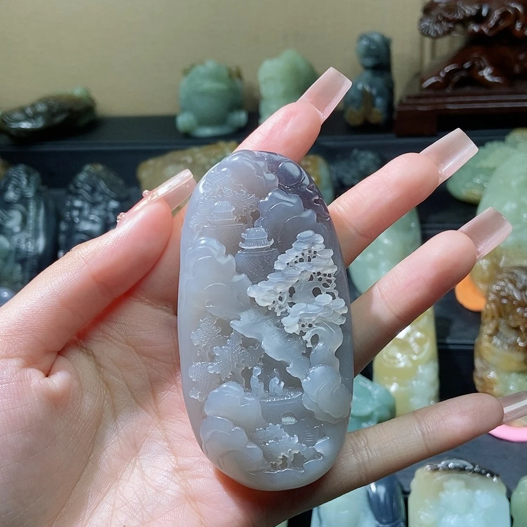 和田玉颈饰未镶嵌张*檬