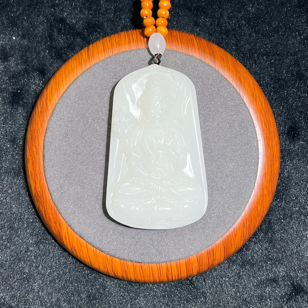 吊坠 手持莲花观音吊坠50mm*80mm