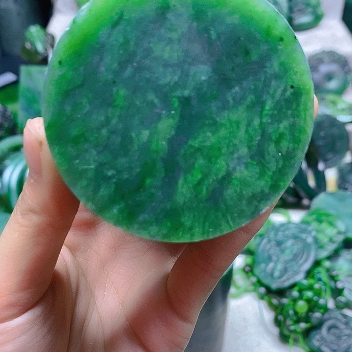 和田玉（碧玉）未镶嵌手链