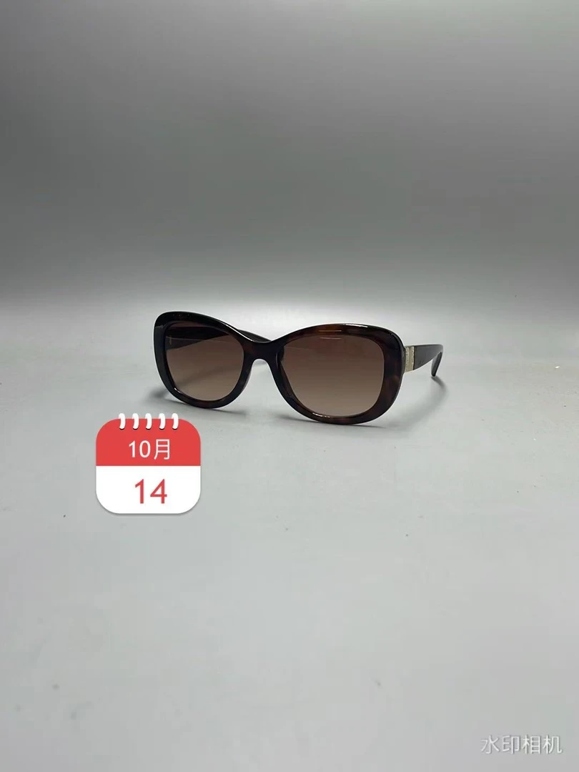 防紫外线高品质高颜值复古眼镜偏光太阳镜镜片粉色墨镜茶色大框