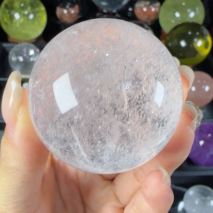 水晶天然水晶球W16未镶嵌天然4.8公分