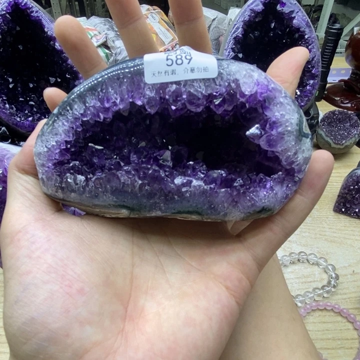 未镶嵌紫晶大型摆件（非配饰）困**a