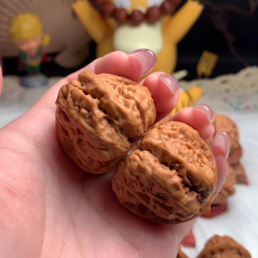 文玩核桃把件38三角蛙