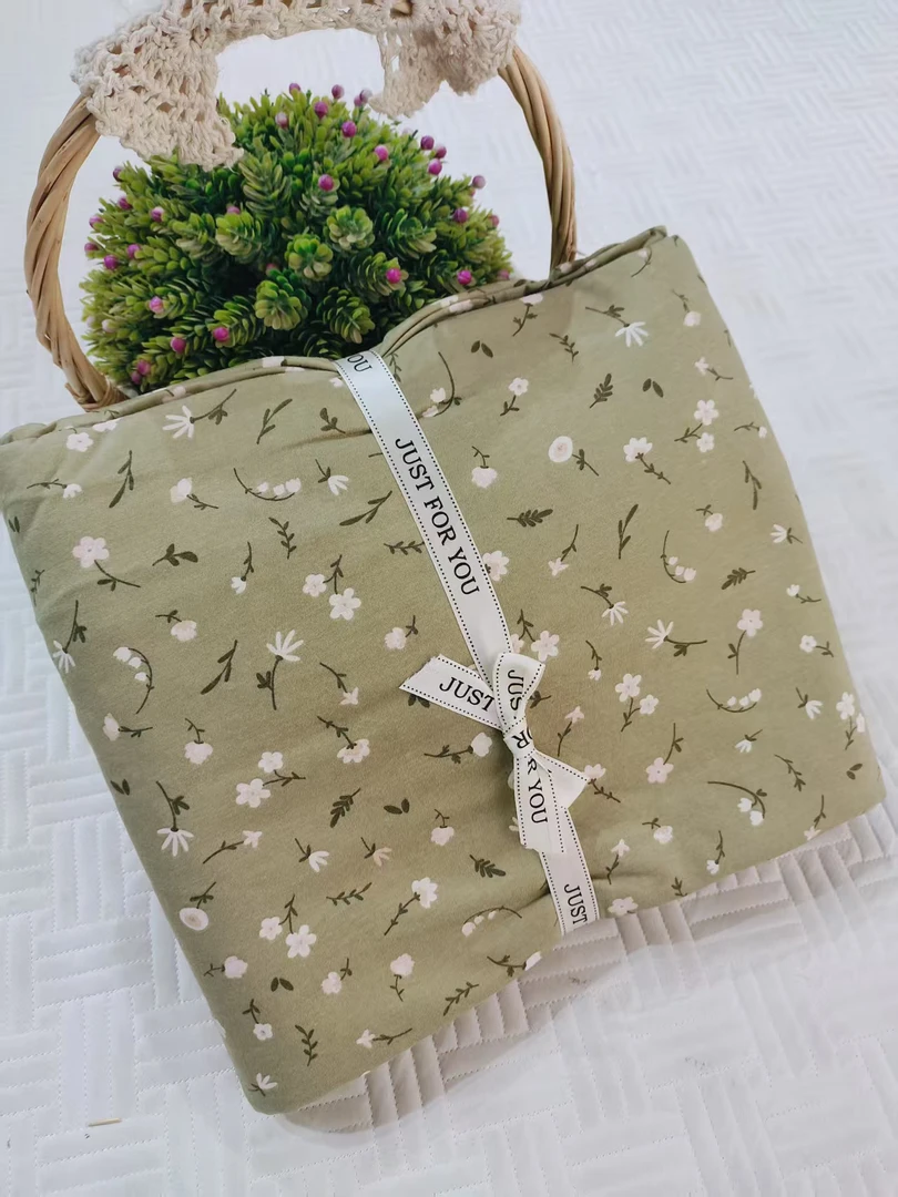 全棉针织棉印花双人被套200*230微瑕～N214