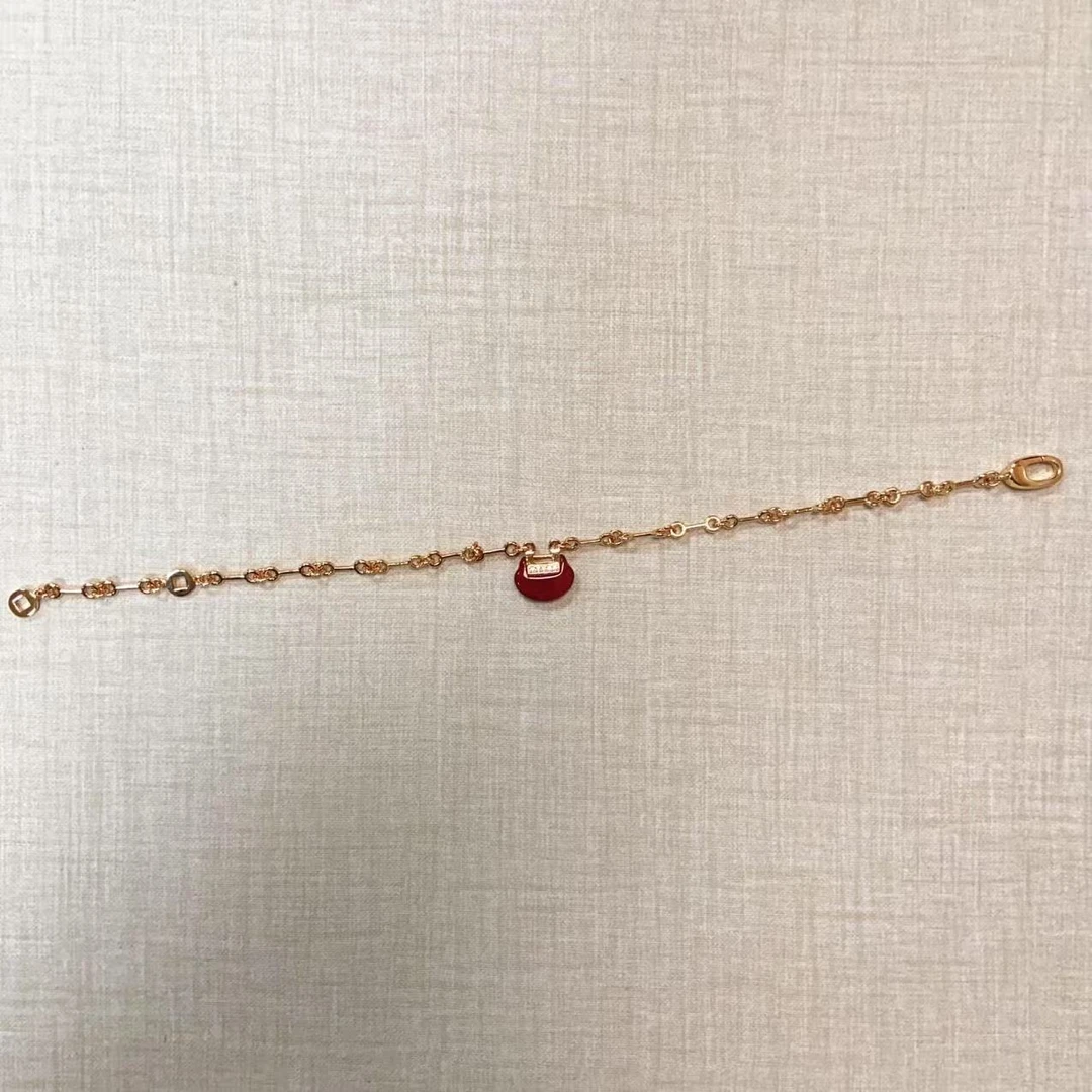 手链 SL094 气质甜美红色小众简约迷你时尚百搭