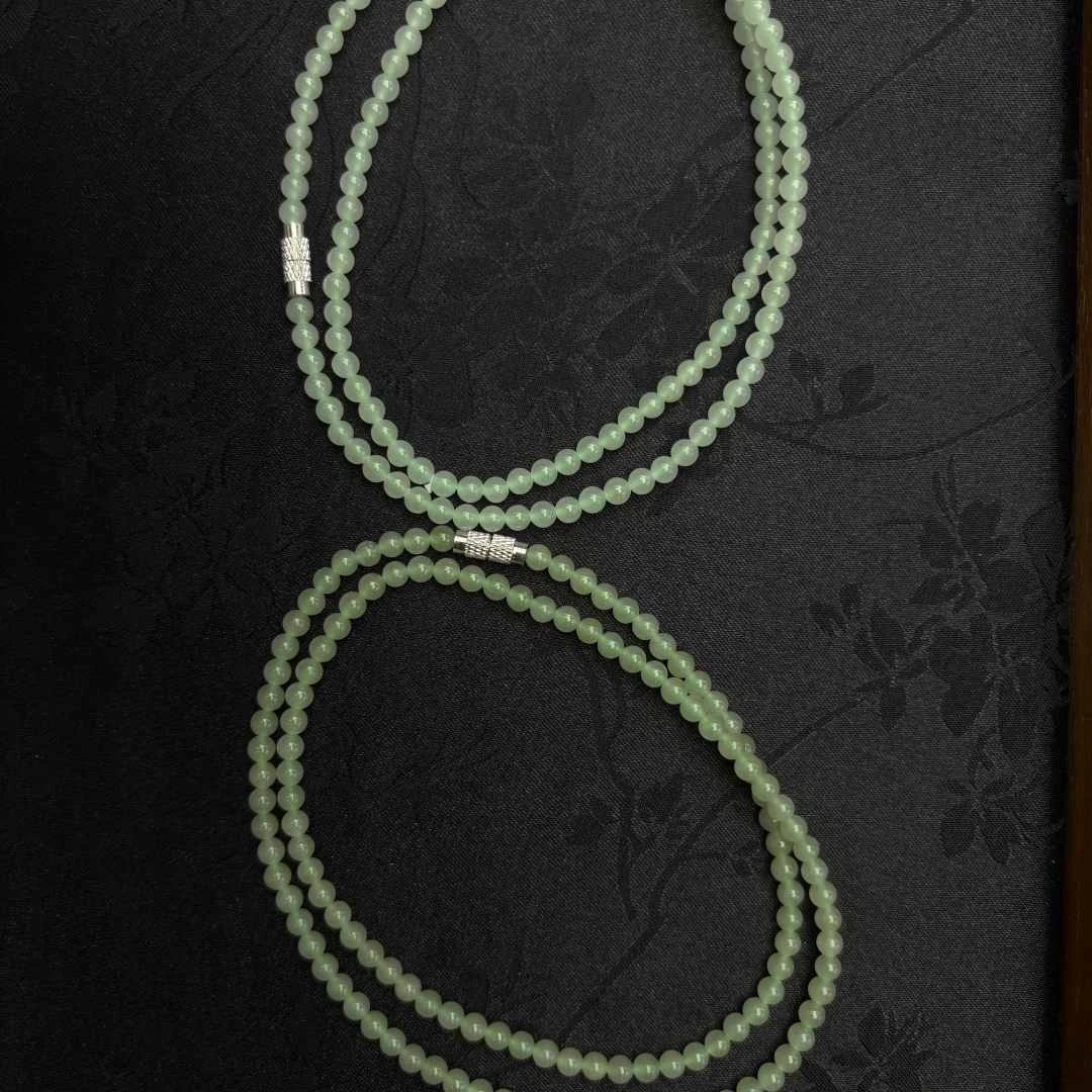 和田玉小米链(多样性发一）4MM