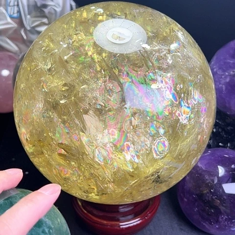 水晶水晶球摆件未镶嵌